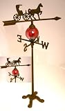 Outdoor Living : Cast Iron Horse & Carriage Weathervane