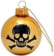 DCI Skull Glass Ornaments, Set of 4