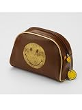 Toilet Bag - Brown and Gold