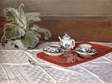 12X16 inch Claude Monet Still Life Canvas Art Repro The Tea Set