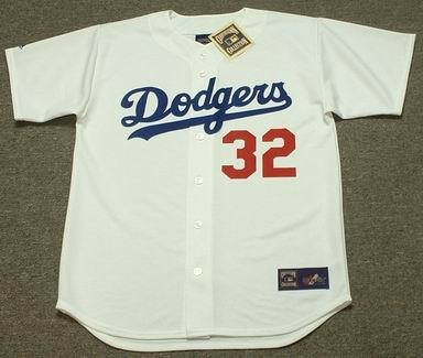 SANDY KOUFAX Los Angeles Dodgers 1966 Majestic Cooperstown Throwback Baseball Jersey, LARGE