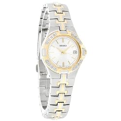 Seiko Women's SXDA42 Diamond Two-Tone Watch