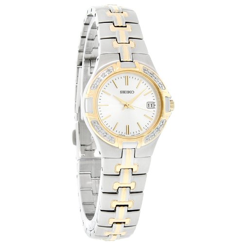 Seiko Women's SXDA42 Diamond Two-Tone Watch
