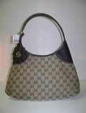 Gucci - Gucci 189829 Beige Trophy Hobo Handbags