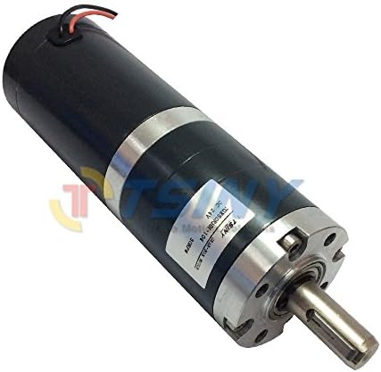 TSINY 50mm High Torque 24 Volt 36 rpm Electric Planet DC Planetary Geared Motor with 12mm Out Shaft