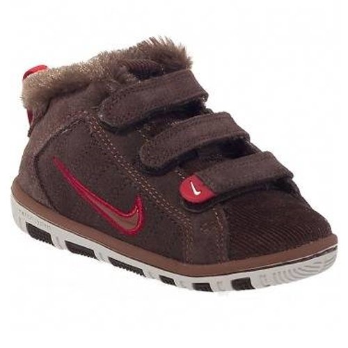 NIKE Schuh Kinder Chukka Boot, braun/rot, 21