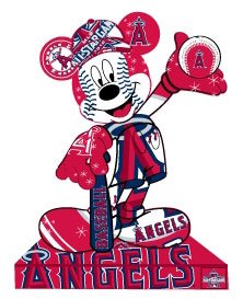 Los Angeles Angels / Disney's Mickey Mouse Statue Pin - Oversized