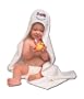 Atlanta Braves Baseball Infant Baby Hooded Bath Towel
