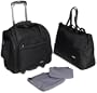 Travelon Wheeled Underseat Carry-On with Back-Up Bag