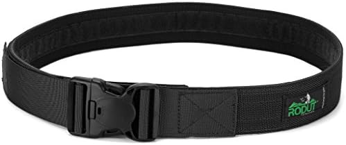 RodutTM Survival Tactical Belt Military Belt CQB Rigger's Belt (Black)