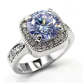 Jewelry - Round Light Amethyst CZ Ring