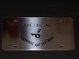 Buick Badest of the Bad Vanity License Plate