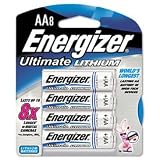 Aa E² Lithium Batteries, 8 Per Pack