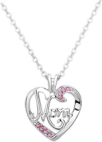 First Love Lady Letters "MOM" Fashion Crystal Necklace(C2)