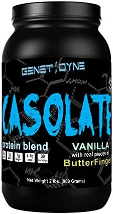 Genetidyne Casolate Protein (Vanilla ButterFinger, 2lb)