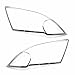 SIZVER Chrome Headlight Cover for 2007-2011 Honda CR-V
