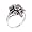 Sterling Silver Leaves Cluster Ring