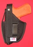 Ambidextrous Hip Holster with Magazine Pouch Fits Glock 26 and 27