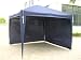 Outdoor Living : Elegant ALU Gazebo 10' x 10' Garden Canopy/Party Tent-Blue W/ 4pc Nettings