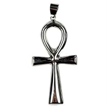 Sterling Silver Ankh - Pendant Necklace