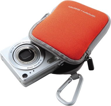 Cover image : ELECOM 伸縮素材採用デジタルカメラケース(参考収納寸法60*25*90)オレンジ DGB-026DR