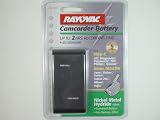 Rayovac NiMH 3-Hour Battery for Sony, Panasonic and JVC 6-Volt Camcorders (RV-3011)