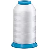 Huge Spool WHITE Embroidery Machine BOBBIN THREAD