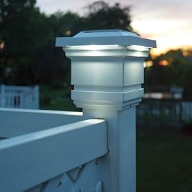 4'' x 4'' Solar Lighted Post Cap