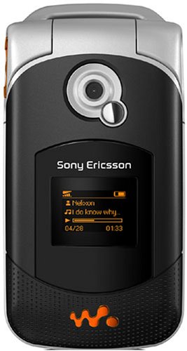 Sony Ericsson W300i Unlocked Cell Phone with MP3/Video Player, Memory Stick Micro Slot--U.S. Version with Warranty (Shadow Black)