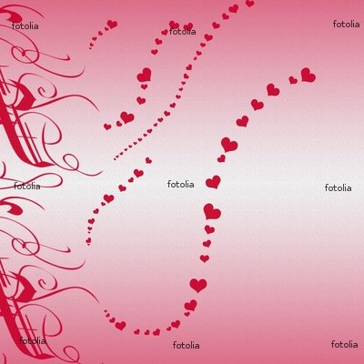 'Valentine Heart Background' Wall Decal - 18