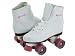 Chicago 1900 Classic Rink Skate White Pink Girls Boys Kids Childrens Youth Beginner Quad Roller Skates