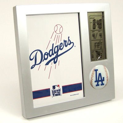 Buy LOS ANGELES DODGERS LCD DESK ALARM CLOCK PICTURE FRAME by Wincraft