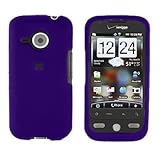 HTC Verizon Eris Droid S6200 Purple Rubberized Case Cover Protective SNAP-O ....