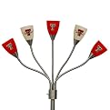 Texas Tech Floor Lamp - Silver