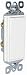 Tools & Hardware : Pass & Seymour TM870WCP Trademaster Single Pole Decorator Switch, White, 10-Pack