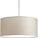 Progress Lighting P8830-59 Transitional Drum Shade from Markor Collection in Light Finish, 22", Harvest Linen