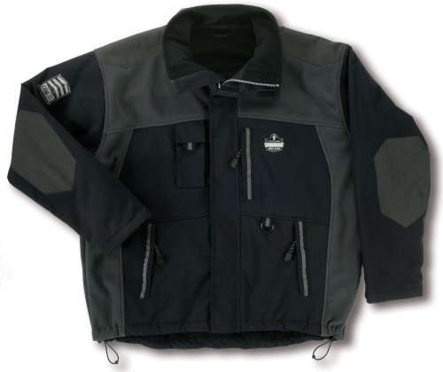 CORE Performance Work Wear 6465 Outer Layer Thermal Jacket, Large, Black