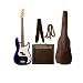 414XBXAK4KL. SL75  Austin Bazaar Electric Bass Pack with 10 Watt Amp   Transparent Blue