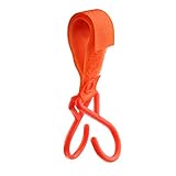 【ノーブランド 品】バギー　ベビーカー　クリップ　フック　ループ　ショッピングバッグ　キャリアホルダー　全5色　　 - オレンジ