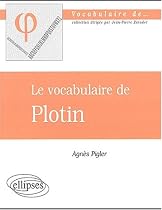 Le vocabulaire de Plotin