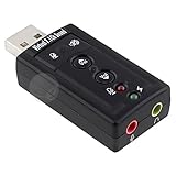 USB 2.0 External 7.1-channel Audio Sound Card Adapter