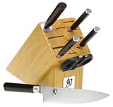 Shun Classic 7-Piece Block Set with Bamboo Block