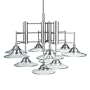 Kichler Lighting 2042NI Galaxie 10-Light Halogen 3-Tier Chandelier, Brushed Nickel