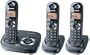 Panasonic 5.8Ghz Expandable Digital Cordless Answering System - 3 Handset System (KX-TG4323B)