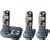 Panasonic 5.8Ghz Expandable Digital Cordless Answering System - 3 Handset System (KX-TG4323B)