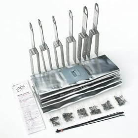 ARS Tile Roof Anchor - 14 Ga. (Box of 6 Anchors) by Super Anchor Safety