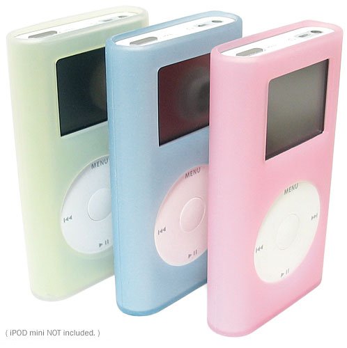 Electronics: Apple iPod mini 6GB FlexiSkin The Soft Low Profile Case With Belt Clip
