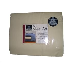 Cannon Twin Sheet Set Color Cream