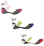picture of Adults More Mile cushioned LONDON running sock, White/Blue