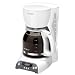 Mr. Coffee DRX20 12-Cup Programmable Coffeemaker, White